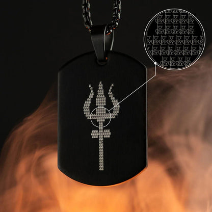 Trishul Pendant with Chain