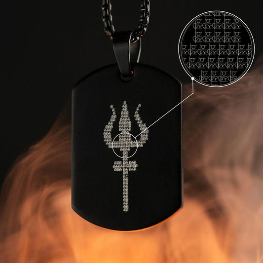 Trishul Pendant with Chain