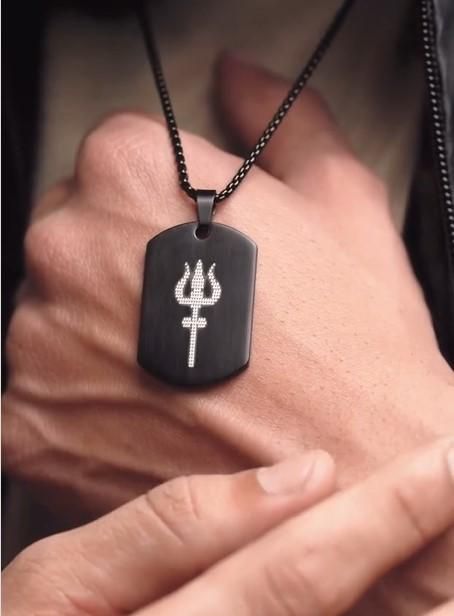 Trishul Pendant with Chain