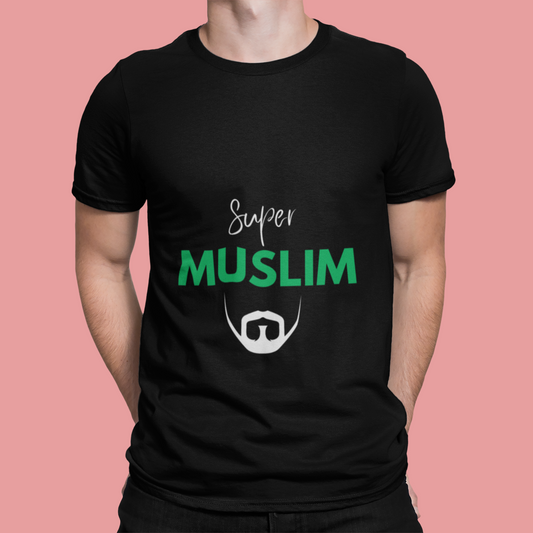 Classic Men Black Islamic T-Shirt