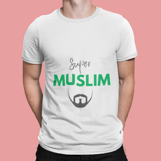 Men Classic White Islamic T-Shirt